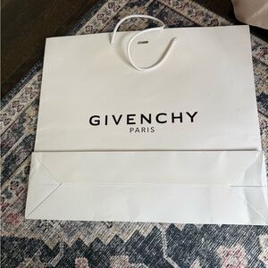 Givenchy White Shopping Bag